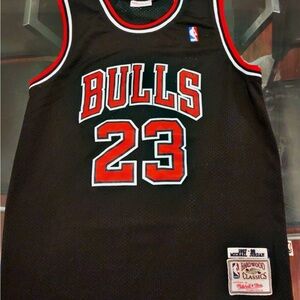 Jordan jersey Mitchell & Ness Hardwood Classics Black Jersey